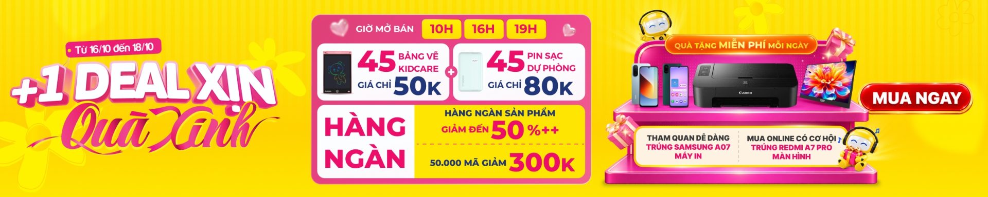 +1 Deal Xịn Quà Xinh